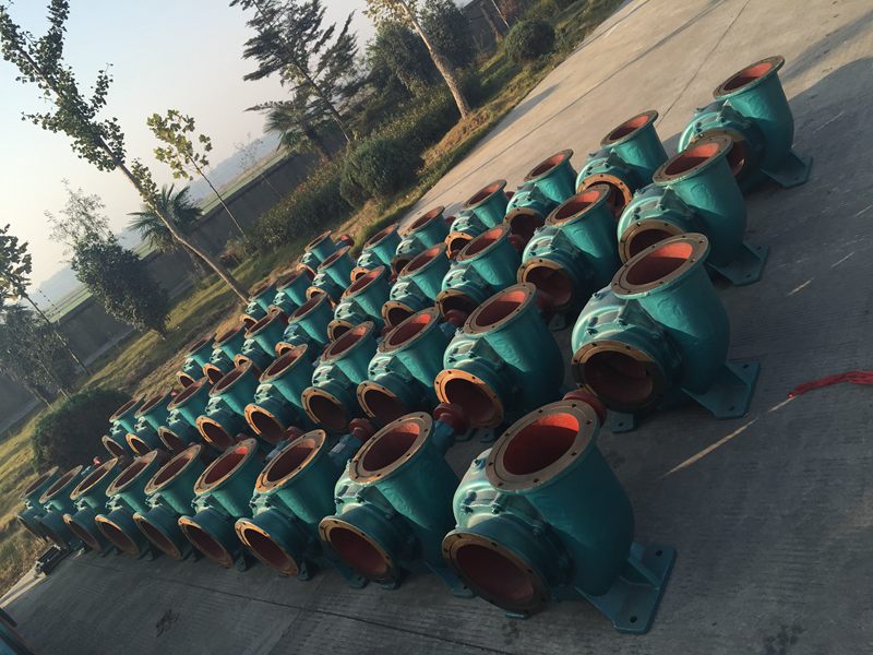 淮南水利局倉庫集中采購(gòu)混流泵供貨現(xiàn)場(chǎng)